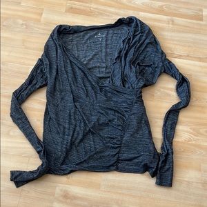 Grey Athleta long sleeve top